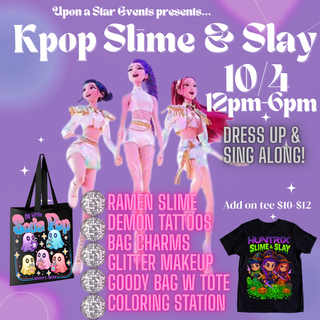 KPOP SLIME & SLAY 10/4 12pm-6pm- all new CHARMS! Ramen slime!