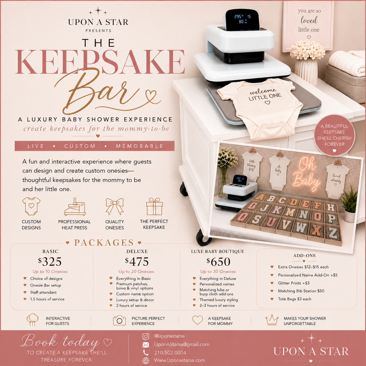 Mobile Keepsake Bar