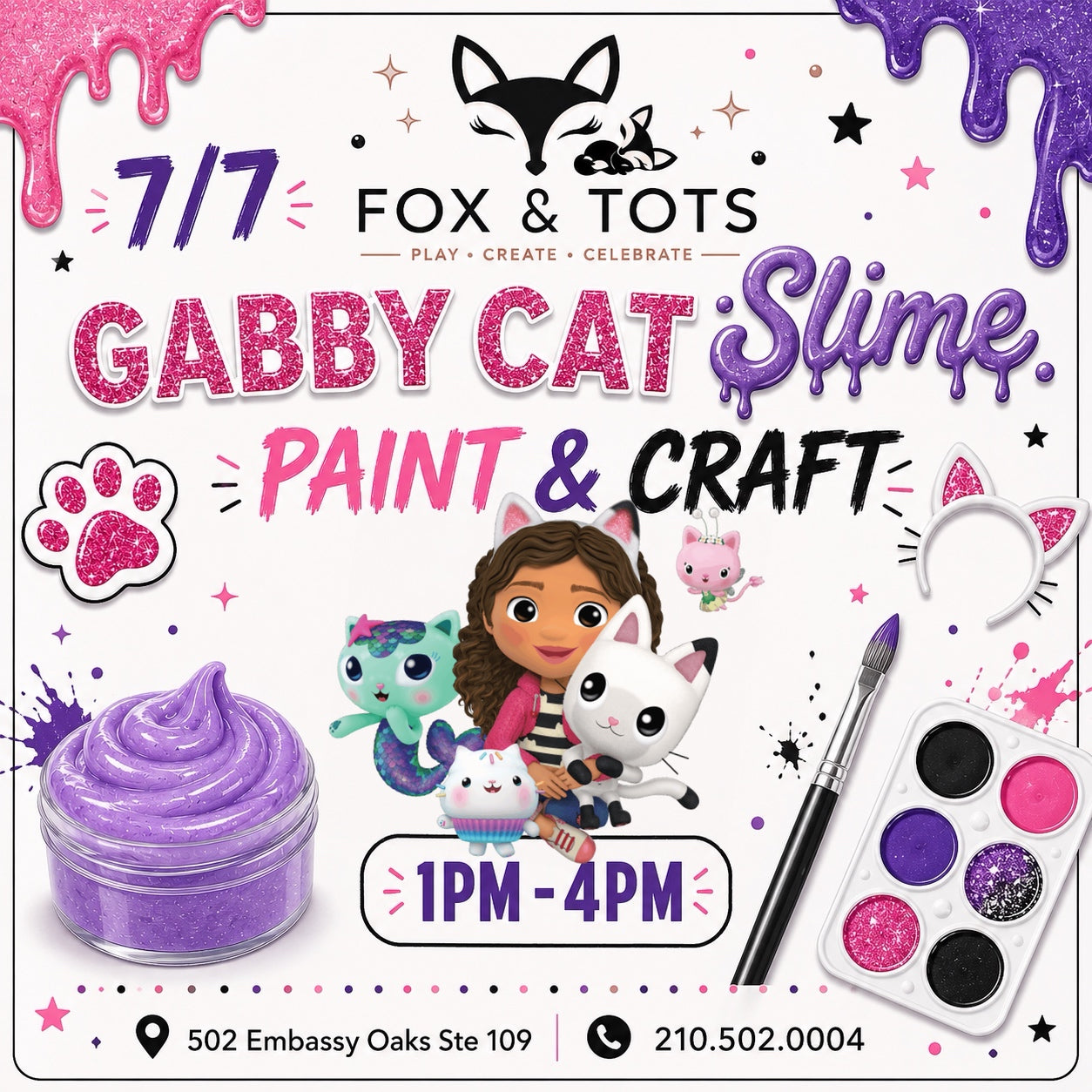 GABBY! 7/7 1pm-4pm - come any time!