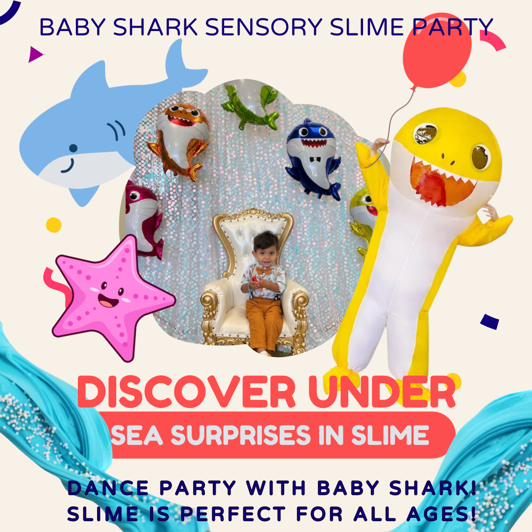 BABY SHARK SENSORY SLIME PARTY!