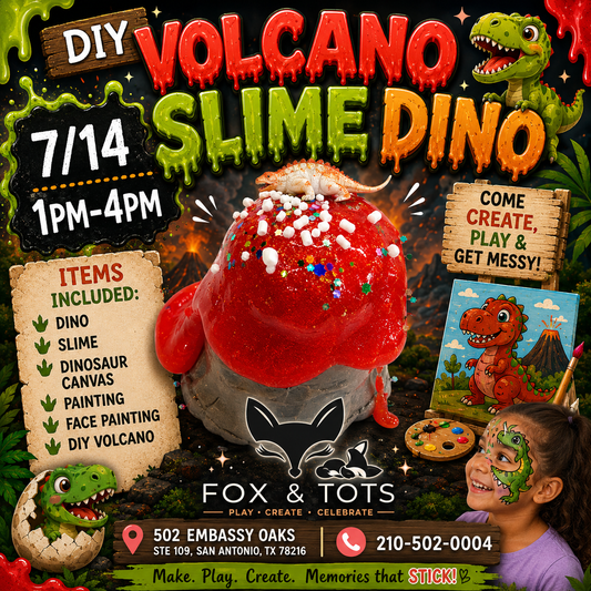 JURASSIC SLIME ! 7/14 1pm-4pm - come any time!