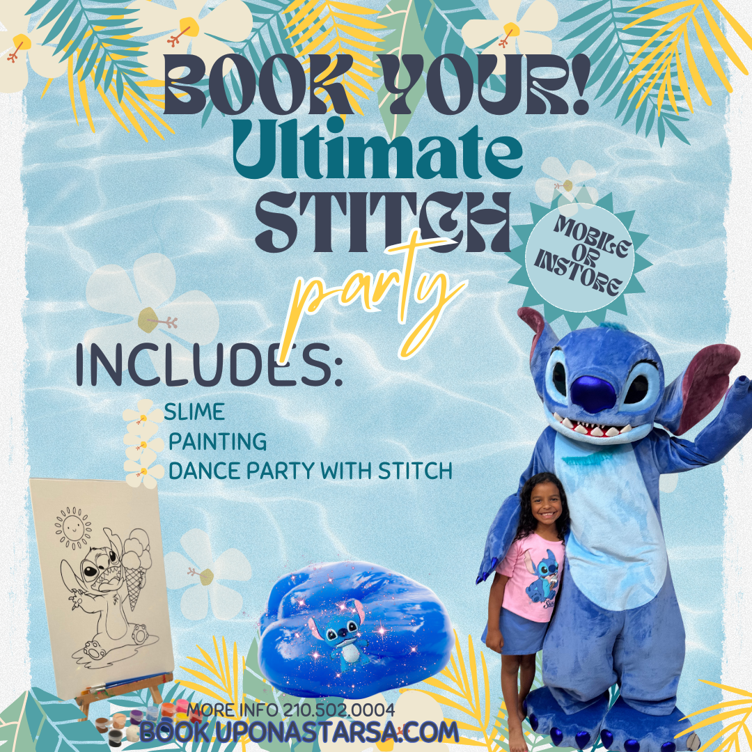 ULTIMATE STITCH PARTY! SLIME, PAINTING & CHARACTER VISIT