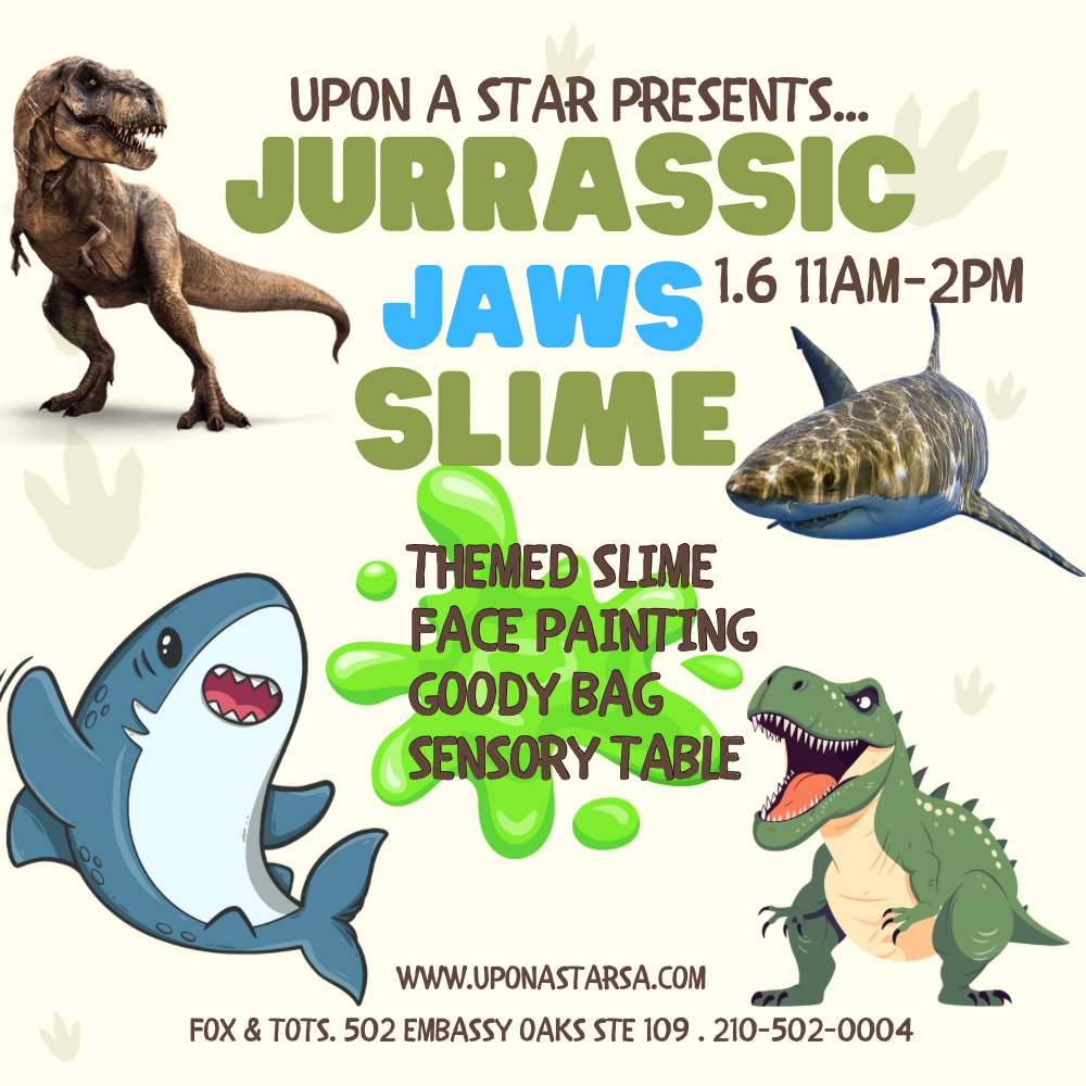 JURASSIC JAWS SLIME 1.6 - 11am-2pm
