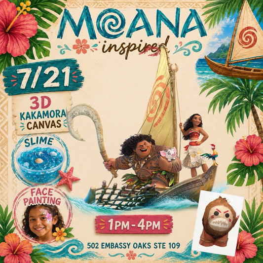 MOANA SLIME ! 7/21 1pm-4pm - come any time!