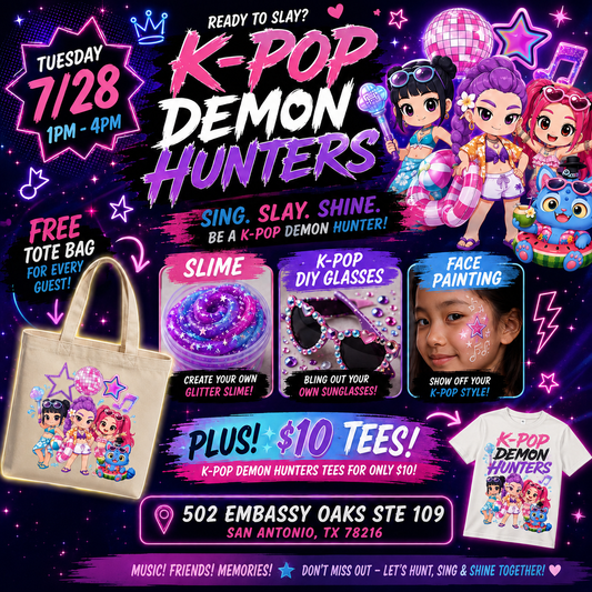 KPOP SUMMER! 7/28 1pm-4pm - come any time! FREE TOTE