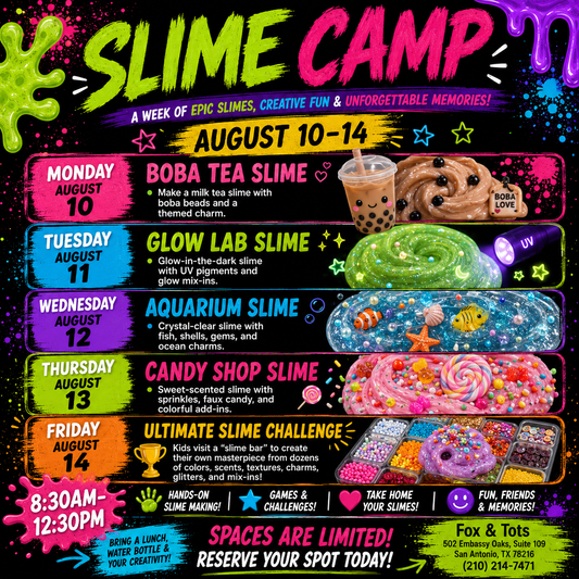 WEEK 11 summer camp 8/10-8/14