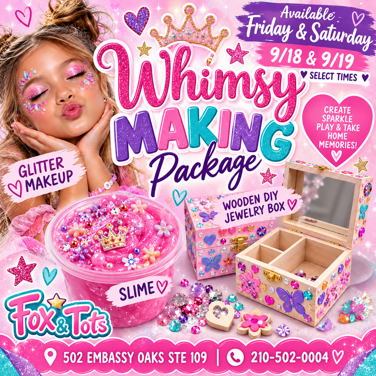 Whimsy MAXING Bedazzle Event 9/18 & 9/19 11am-7pm